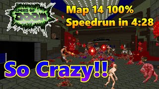 Speed of Doom MAP 14 "Sledge" 100% (UV-Max) Speedrun in 4:28 [Doom]