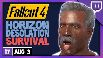 Horizon Overhaul Mod - Desolation Survival - Fallout 4 Modded Gameplay stream part 17