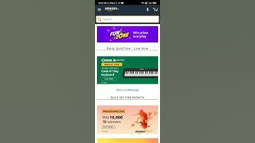 Amazon Quiz Answers|Win Casio 61 Key Keyboard|13 March 2020