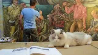 Art Restoration: 1942 Post Office Mural