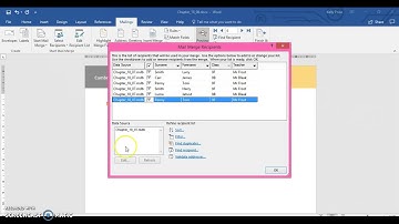 Filtering in Mail Merge