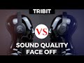 Tribit XFree Tune VS Tribit Quiet Plus - Sound Quality comparison - best budget Bluetooth headphone.