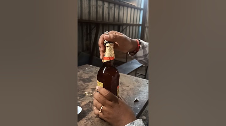how to open beer bottle cape using silver ring💍