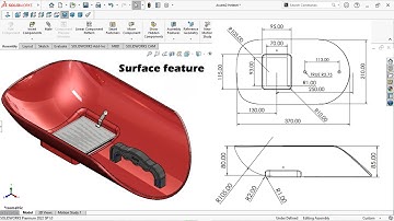 Sketch welding helmet in solidworks | Advance Surface feature | Solidworks tutorial