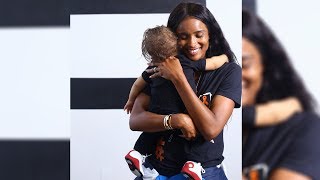 Ciara surprises dad and baby after seeing hospital 'Level Up' dance