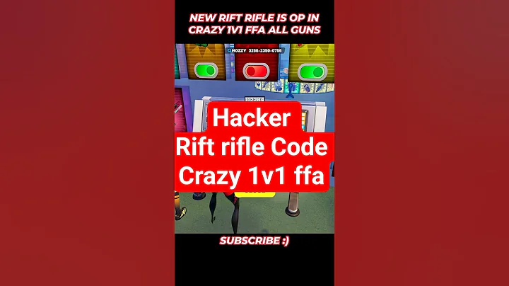 NEW OCTO RIFT RIFLE in CRAZY 1V1 FFA All Guns & Rides FORTNITE MAP