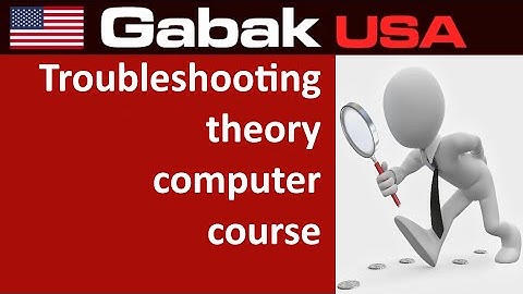 Troubleshooting theory - Computer course