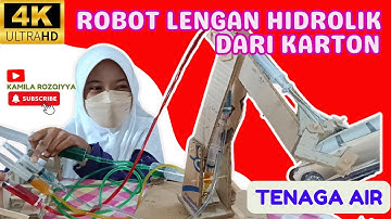 Cara Membuat Lengan Robot Bertenaga Hidraulik Dari Kardus #hidrolik #materiipa #kelasix #smpn1pati