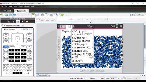 TI NSPIRE CX CAS - Linear Regression and Data Analysis
