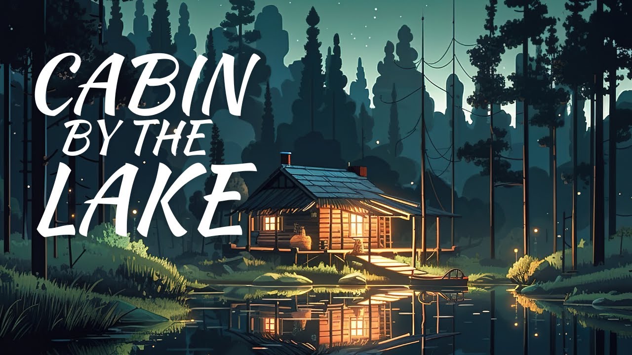 Cozy Cabin by the Lake at Night | A Wondrous Hideaway - YouTube