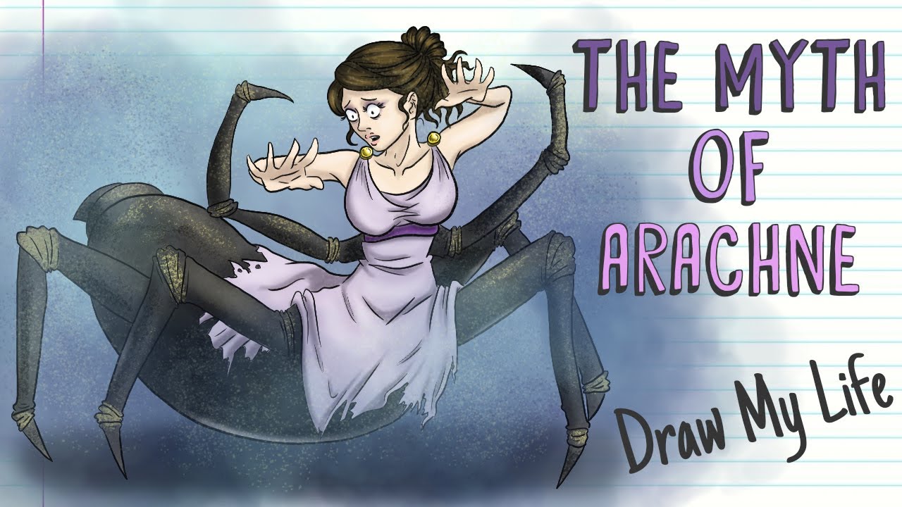 ⁣THE MYTH OF ARACHNE | Draw My Life