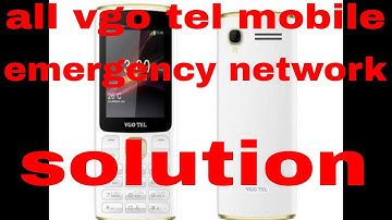 all vgo tel emergency no service no network soluiton