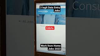 3 Legit Data Entry Work from Home Jobs 2023| Non-Phone Remote Jobs| Online Jobs at Homeshorts