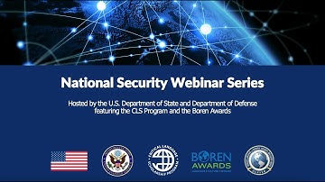 National Security Webinar Series: Science, Technology, and Innovation