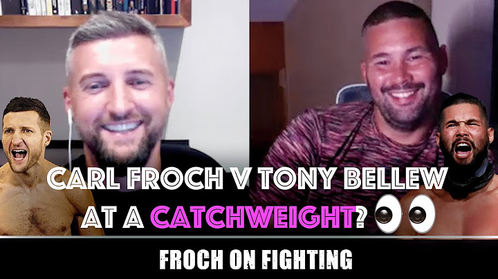 "Shall we have an exhibition FIGHT?" Carl Froch v Tony Bellew? WHO WINS?  👀