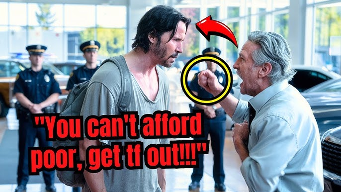 Keanu Reeves is kicked out with punch by the car dealership manager—What he  does next will SHOCK YOU