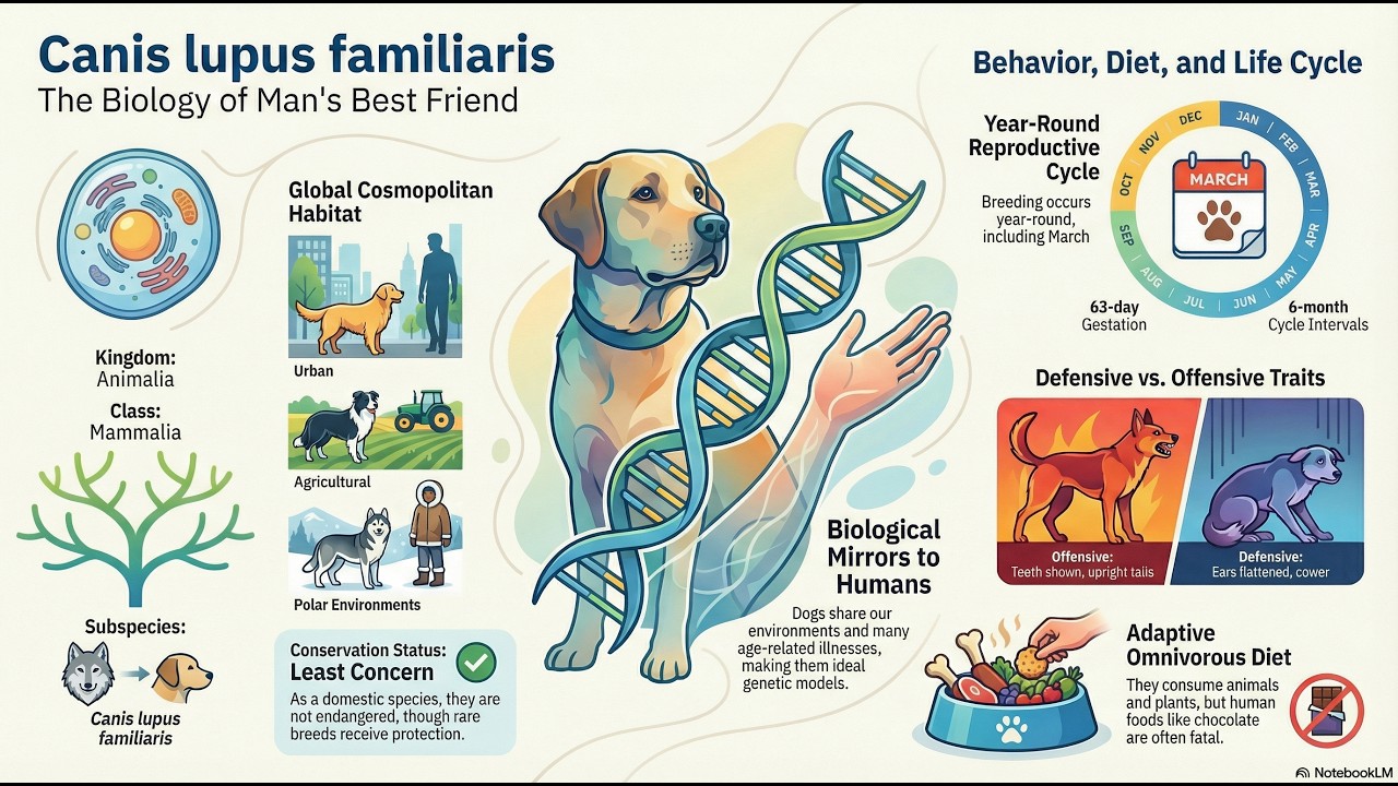 Canis lupus familiaris- The domestic dog- short version - YouTube