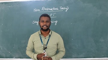 Non Destructive Testing