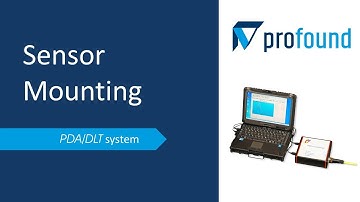 Profound PDA/DLT system: sensor mounting