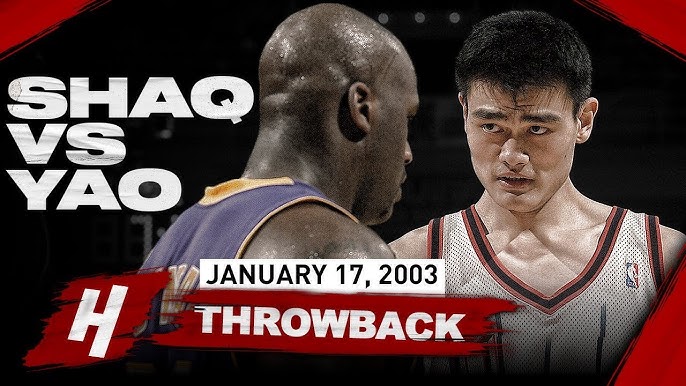 Never forget Shaq's story about Yao Ming during his Hall of Fame