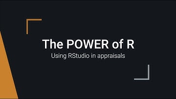 Appraiser Market Analysis with RStudio | Using the Power of R in Valuations