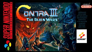 [Longplay] SNES  Contra III: The Alien Wars [2 Players] (4K, 60FPS)