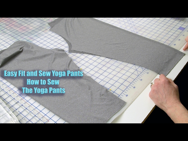 How to Sew the Yoga Pants 