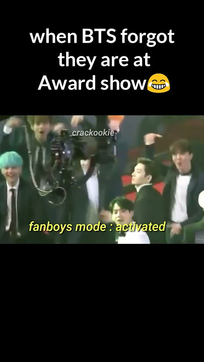 When BTS forgot they are at Award shows #bts #shorts