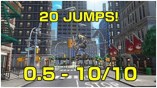 One jump of every difficulty from 0.510/10! | Super Mario Odyssey