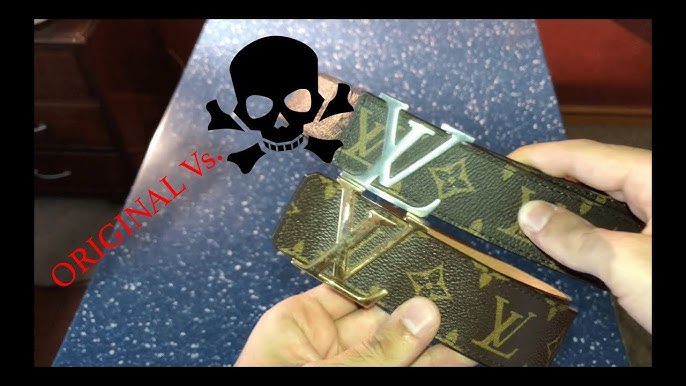 Real vs Fake Louis Vuitton  HOW TO SPOT A FAKE LOUIS VUITTON BELT