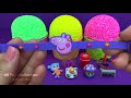 3 Color Play Foam in Ice Cream Cups   Surprise Toys PJ Masks Chupa Chups Kinder Surprise Eggs