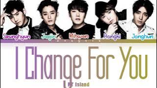 FT Island I Change For You Color Code Lyrics Rom English Indonesia Trans