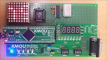 VHDL [Rom 과 8x8 Dot matrix를 이용한 문자 스크롤]