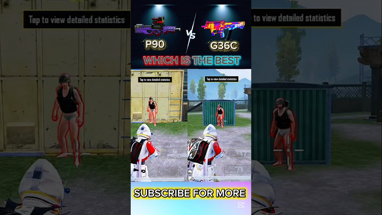 🔥 P90 vs G36C 🔥 Ultimate Damage, Fire Rate & Recoil Test After 4.0 Update 😱 | 