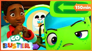Lights Out! Super Scary Zombie Time 😱💀👻 | Go Learn With Buster | Videos for Kids