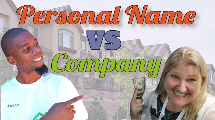 Should You Buy Property In A Limited Company VS Your Personal Name