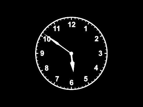 clock motion background youtube