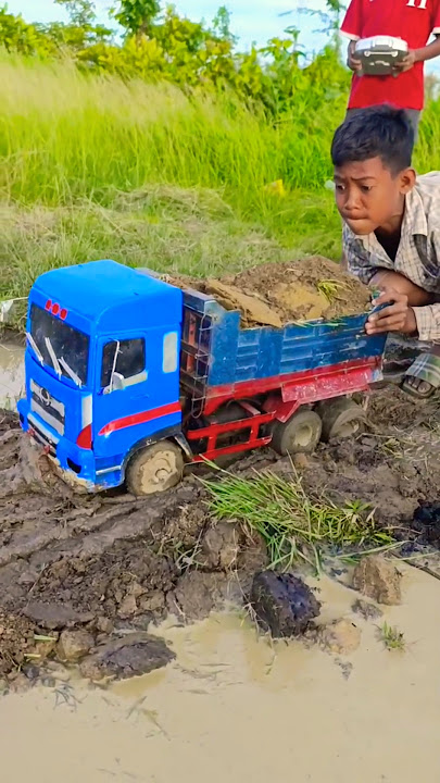 Tiny Trucks Big Dreams Watch This #shortvideo #automobile #dumptruck #rc #viral #rctoy #construction