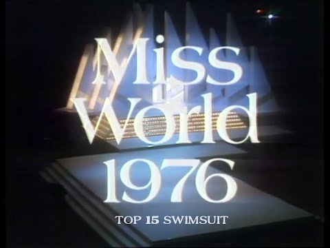 MISS WORLD 1976 Top 15 Swimsuit