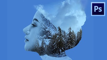 How to make Double Exposure effect in Adobe photoshop 2021 | Telugu tutorial | easy way