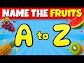 🍓 Only Smart People Can Name These Fruits A–Z 🍍 Ultimate Alphabet Quiz!