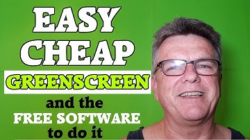 Easy Cheap Greenscreen and the FREE SOFTWARE, VSDC Free Video Editor
