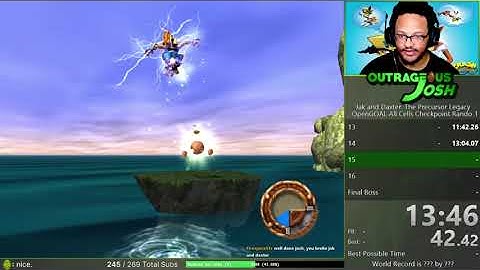 Jak and Daxter All Power Cells Speedrun, But I Get Teleported After Every Cell