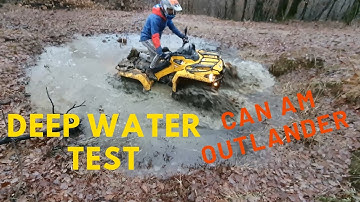 Can Am 570 Mud Test - Deep Water Hole / Do You Really Need An XMR?