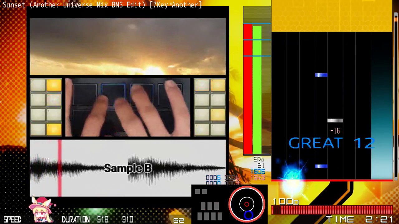 [BMS] PABAT!2019: Sunset (Another Universe Mix) [7Key Another] AAA 91%