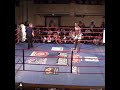 Israel adesanya doesn't take a break after Mui Thai round ends (stares down his opponent )