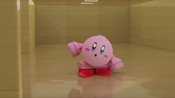 LEGO Kirby in the Backrooms | Blender Animation