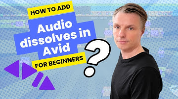 How to add Audio Dissolves in Avid 2024 For Beginners