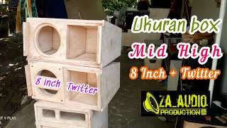 Ukuran Box Mid High 8 Inch   Twitter | ZA Audio Production