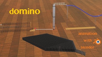 goldenbreg machine animation #blender #domino #animation